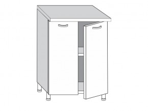 2.60.2 Шкаф-стол на 600мм с 2-мя дверцами в Кушве - kushva.magazinmebel.ru | фото