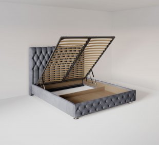 Кровать Версаль 1.2 м с подъемным механизмом в Кушве - kushva.magazinmebel.ru | фото - изображение 4