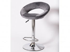 Барный стул BN 1009 Вельвет графит/хром в Кушве - kushva.magazinmebel.ru | фото