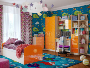 Детская комната Юниор-2 Оранжевый металлик в Кушве - kushva.magazinmebel.ru | фото