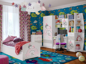 Детская комната Юниор-2 Принцесса 1 в Кушве - kushva.magazinmebel.ru | фото - изображение 1