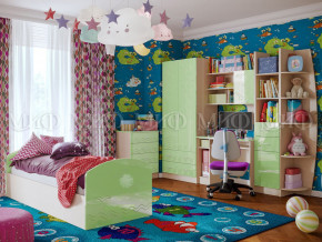 Детская комната Юниор-2 Салатовый металлик в Кушве - kushva.magazinmebel.ru | фото - изображение 1