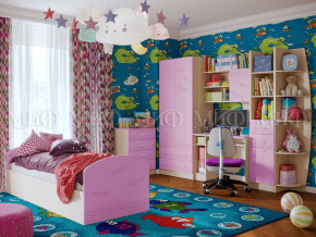 Детская комната Юниор-2 Сиреневый в Кушве - kushva.magazinmebel.ru | фото - изображение 1