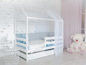 Детская кровать Домик Эко с ящиками белый в Кушве - kushva.magazinmebel.ru | фото - изображение 2