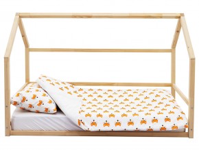 Детская кровать-домик Монтессори Svogen натура в Кушве - kushva.magazinmebel.ru | фото - изображение 2