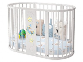 Детская кроватка белая Эстель в Кушве - kushva.magazinmebel.ru | фото