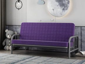 Диван-кровать Мадлен 4 Серый-Фиолетовый в Кушве - kushva.magazinmebel.ru | фото - изображение 1