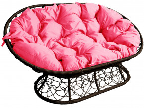 Диван Мамасан с ротангом розовая подушка в Кушве - kushva.magazinmebel.ru | фото - изображение 1