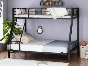 Двухъярусная кровать Гранада-1 140 черный в Кушве - kushva.magazinmebel.ru | фото