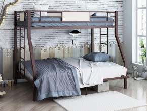 Двухъярусная кровать Гранада 140 коричневый в Кушве - kushva.magazinmebel.ru | фото - изображение 1
