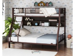 Двухъярусная кровать Гранада-1П 140 коричневый в Кушве - kushva.magazinmebel.ru | фото - изображение 1