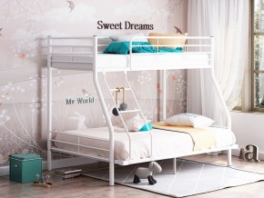 Двухъярусная кровать Гранада-2 140 белая в Кушве - kushva.magazinmebel.ru | фото - изображение 1