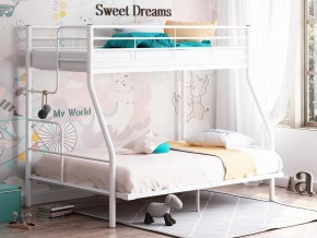 Двухъярусная кровать Гранада-3 140 белый в Кушве - kushva.magazinmebel.ru | фото