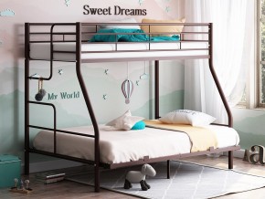 Двухъярусная кровать Гранада-3 140 коричневый в Кушве - kushva.magazinmebel.ru | фото
