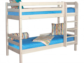 Двухъярусная кровать Соня с прямой лестницей Вариант 9 белая в Кушве - kushva.magazinmebel.ru | фото - изображение 2