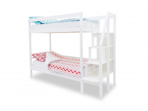 Двухъярусная кровать Svogen белый в Кушве - kushva.magazinmebel.ru | фото