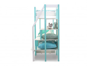 Двухъярусная кровать Svogen с ящиками мятно-белый в Кушве - kushva.magazinmebel.ru | фото - изображение 4
