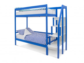 Двухъярусная кровать Svogen синий в Кушве - kushva.magazinmebel.ru | фото