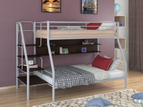 Двухъярусная кровать Толедо 1 П Серый-Венге в Кушве - kushva.magazinmebel.ru | фото - изображение 1