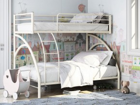 Двухъярусная кровать Виньола 2 слоновая кость в Кушве - kushva.magazinmebel.ru | фото - изображение 1