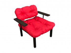 Кресло Дачное красная подушка в Кушве - kushva.magazinmebel.ru | фото - изображение 1