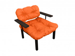 Кресло Дачное оранжевая подушка в Кушве - kushva.magazinmebel.ru | фото