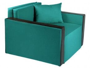 Кресло-кровать Милена с подлокотниками рогожка emerald в Кушве - kushva.magazinmebel.ru | фото