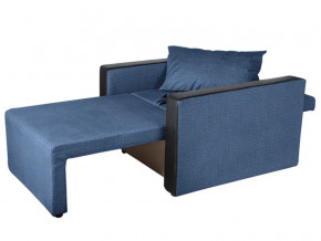 Кресло-кровать Милена с подлокотниками велюр синий в Кушве - kushva.magazinmebel.ru | фото - изображение 2