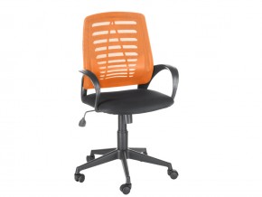 Кресло оператора Ирис стандарт оранжевый/черный в Кушве - kushva.magazinmebel.ru | фото