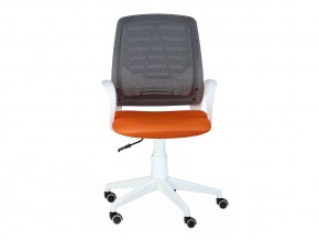 Кресло оператора Ирис white стандарт черный/оранжевый в Кушве - kushva.magazinmebel.ru | фото - изображение 4