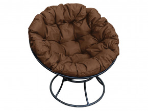 Кресло Папасан без ротанга коричневая подушка в Кушве - kushva.magazinmebel.ru | фото