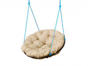 Кресло Папасан подвесное бежевая подушка в Кушве - kushva.magazinmebel.ru | фото - изображение 1