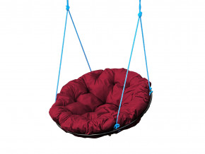 Кресло Папасан подвесное бордовая подушка в Кушве - kushva.magazinmebel.ru | фото - изображение 1