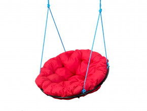 Кресло Папасан подвесное красная подушка в Кушве - kushva.magazinmebel.ru | фото - изображение 1