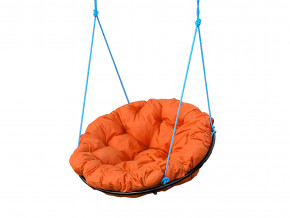 Кресло Папасан подвесное оранжевая подушка в Кушве - kushva.magazinmebel.ru | фото