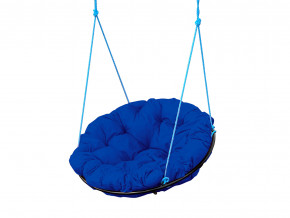 Кресло Папасан подвесное синяя подушка в Кушве - kushva.magazinmebel.ru | фото - изображение 1
