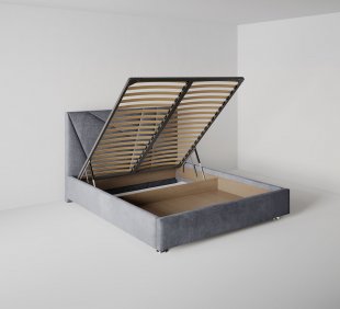 Кровать Геометрия 1.2 м с подъемным механизмом в Кушве - kushva.magazinmebel.ru | фото - изображение 3