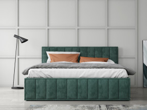 Кровать 1600 Лана зеленый велюр в Кушве - kushva.magazinmebel.ru | фото - изображение 2