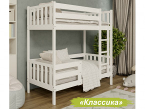 Кровать 2-х ярусная Аист-2 Классика белый 1800х900 мм в Кушве - kushva.magazinmebel.ru | фото - изображение 1