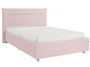 Кровать Альба 1200 велюр нежно-розовый в Кушве - kushva.magazinmebel.ru | фото - изображение 1