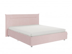 Кровать Альба 1600 велюр нежно-розовый в Кушве - kushva.magazinmebel.ru | фото - изображение 1