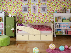 Кровать Бабочки 1600 Ваниль в Кушве - kushva.magazinmebel.ru | фото - изображение 1