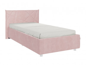 Кровать Бест 900 велюр нежно-розовый в Кушве - kushva.magazinmebel.ru | фото - изображение 1