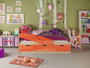 Кровать Дельфин 1600 Оранжевый металлик в Кушве - kushva.magazinmebel.ru | фото