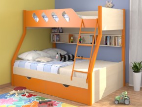Кровать Дельта 20.02 оранжевая в Кушве - kushva.magazinmebel.ru | фото