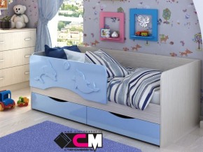 Кровать детская Алиса КР 812 голубая 1600 в Кушве - kushva.magazinmebel.ru | фото