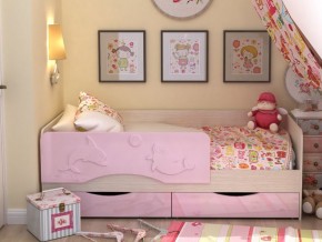 Кровать детская Алиса КР 812 розовая 1600 в Кушве - kushva.magazinmebel.ru | фото