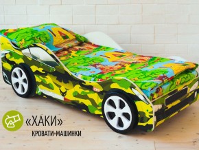 Кровать детская машина Хаки в Кушве - kushva.magazinmebel.ru | фото - изображение 2