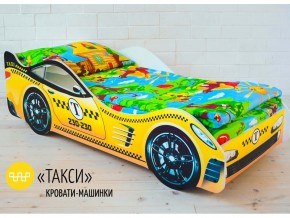 Кровать детская машина Такси в Кушве - kushva.magazinmebel.ru | фото