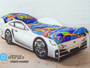 Кровать детская машинка Порше в Кушве - kushva.magazinmebel.ru | фото - изображение 1